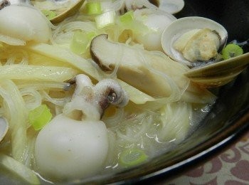 step9: 每口都是鮮甜的小花枝米粉~夏天來上一碗~真是過癮