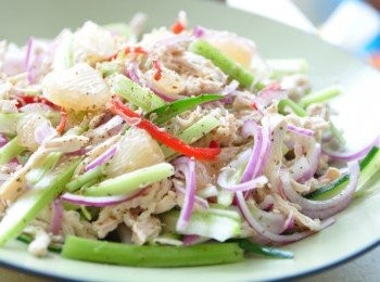 step5: 清新健康無負擔的柚瓣涼拌料理完成囉!