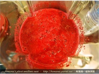 step4: 最後用果汁機將所有<span class="group_1">食材</span>充分攪拌均勻，即可立即享用！