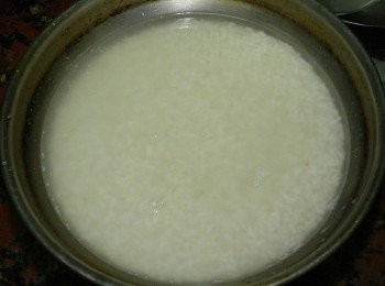 step1: 糯米洗淨泡水30分