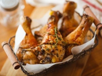 step4: 這樣就完成囉 ! 頗具賣相跟飽食感十足的棒棒腿，在野餐中可是最受歡迎了料理之一喔 ^ ^