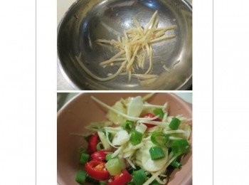 step1: 辛香料切成適當大小備用