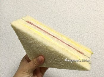 step3: 把芝士換成火腿，就成火腿口味了！