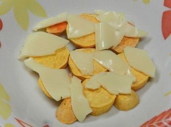 step4: 然後鋪上起司片