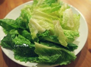 step3: 生菜洗淨備用