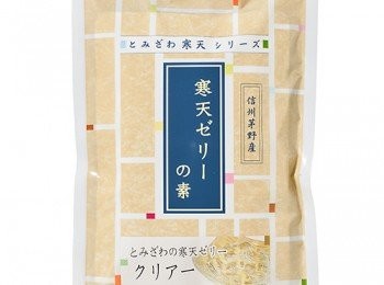 step1: 寒天啫喱粉用滾水攪溶..就可落杯...放入雪櫃雪至凝固..