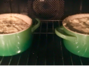 step7: Convection 預熱200度，焗15-18分鐘 。（視乎容器大小）