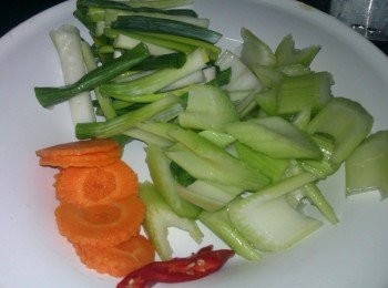 step2: 利用剩餘<span class="group_1">食材</span>當配料