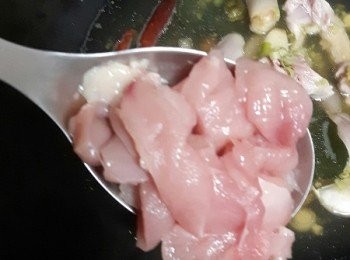 step15: 加入雞肉