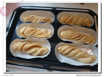 step7: 第二次發酵約60分鐘。