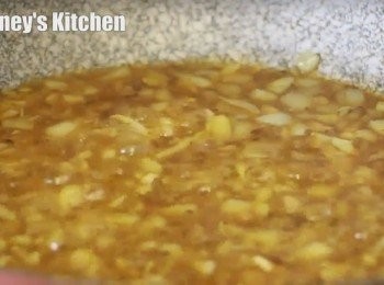 step6: <span class="group_3">汁料</span>拌勻後落鍋煮滾至稠, 下鹽調味