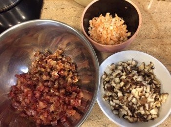 step2: 2)粉類攪勻過篩