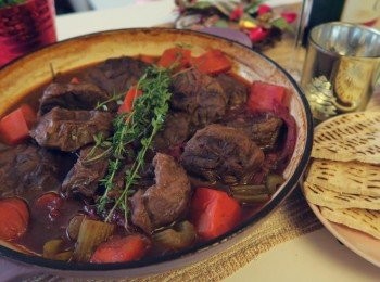 step5: 搭配口袋餅一起食用