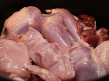 step3: (3) 走地雞去皮