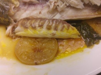 step4: 魚肉帶有黃油