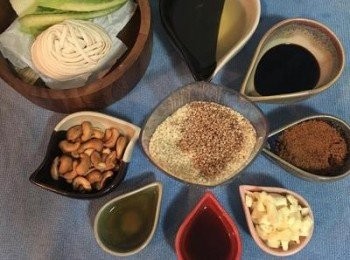 step1: 先將所有材料秤好。