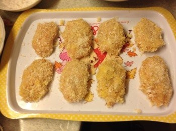 step7: 再印上麵包糠