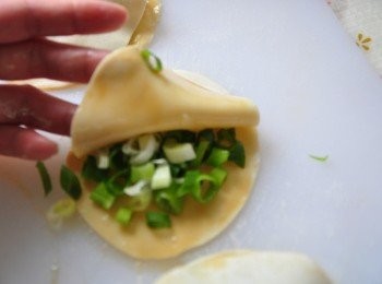 step7: 再取另一張餃皮覆蓋上