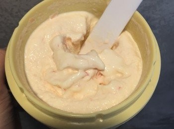 step7: 完成後似軟雪糕。
如果想食硬D，可以放入冰箱雪硬先食！