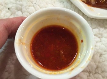 step9: 將所有麻辣醬汁料拌勻。