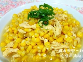 step6: 簡單又美味的黃金玉米炒蛋上桌啦！。