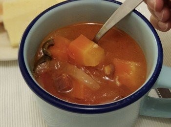 step4: 用中火煲大約30分鐘便完成, 自行按自己的喜好給調味