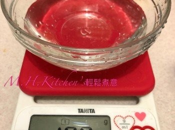 step4: 水 180ml