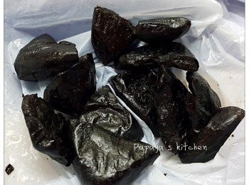 step4: **欖角有時會有少少甘苦嘅味，只要放少少糖和油去蒸一陣，就可以去除呢個味，平時我會整多少少入係樽，再放雪櫃，大約1個月內要用完 ^^