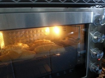 step11: 放於第二層位置,用上下火180度焗約20分鍾即可