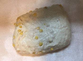 step10: 放上粉團。