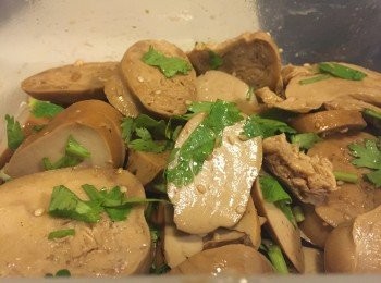 step4: 拌勻加上香菜末即可完成