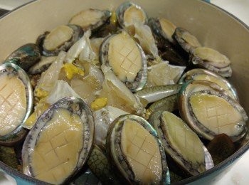 step5: 第五層花甲和蟹殼。