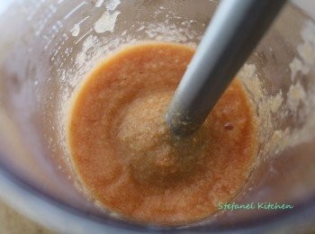 step4: 打至成湯狀即可上碟