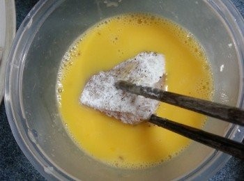 step6: 再沾上蛋漿