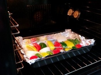 step2: 2） 放入預熱220度焗爐焗20至25分鐘， 或至軟身及邊位微焦便可

* 可配意大利黑醋加橄欖油