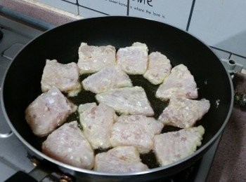 step4: 半煎炸至熟