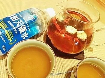 step4: 養生茶飲 ~ 枸杞菊花茶
冷熱飲皆適宜