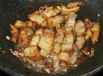 step4: 調味後再快炒一下