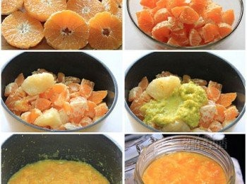 step3: 熬好的果醬裝入密封罐中，自然冷卻後進冰箱保存食用。想喝時舀個兩三勺，衝入溫開水，調勻一下，清香無比，對付痰多，喝這個效果很不錯。