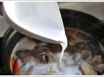 step7: 再放入椰漿