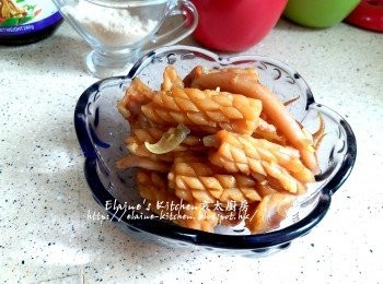 step10: 魷魚煮3分鐘後先盛起