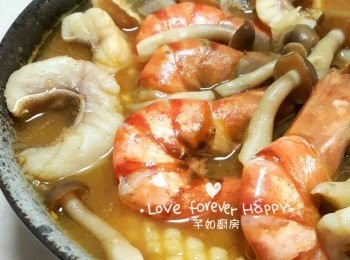 step8: 即成韓式海鮮大醬湯