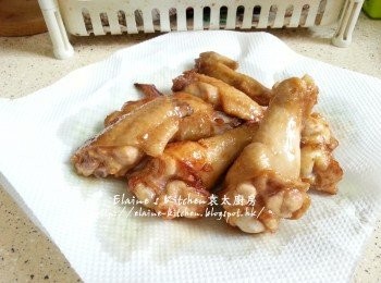 step5: 盛起放在廚紙上靜待10分鐘