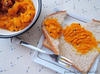 step4: 簡單的健康蔬菜泥醬塗在麵包上，美味極了！它可冷藏保存1至2天。