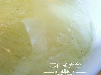 step1: 粉絲浸軟備用