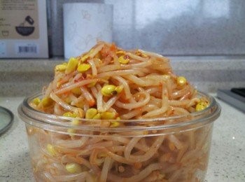 step5: 韓式小菜 - 黃豆芽食譜完成