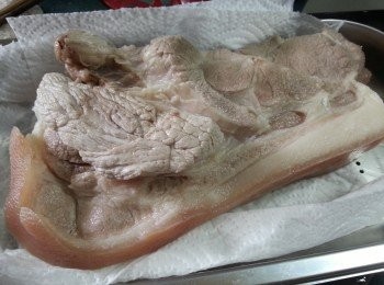 step3: 再用廚房紙吸乾水份