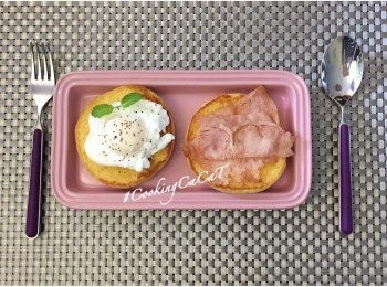 step7: 上碟後可在蛋上加上黑胡椒碎。