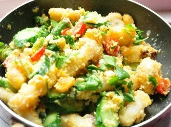 step9: 大火約略拌炒數下即可起鍋