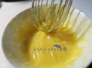 step9: 加熱攪拌到濃稠狀